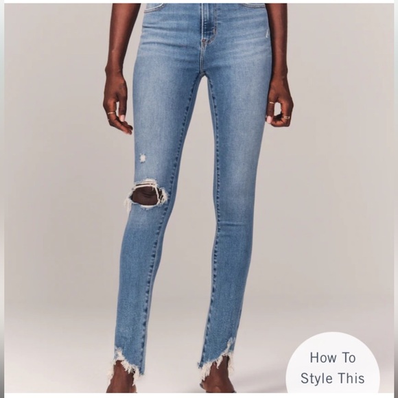 Abercrombie & Fitch Denim - A&F Super Skinny Ankle High Rise NEVER WORN